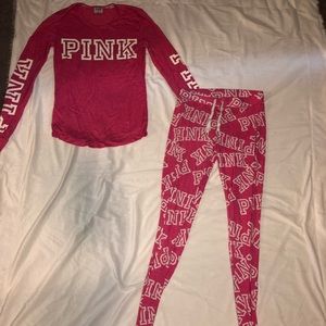 PINK pajama set